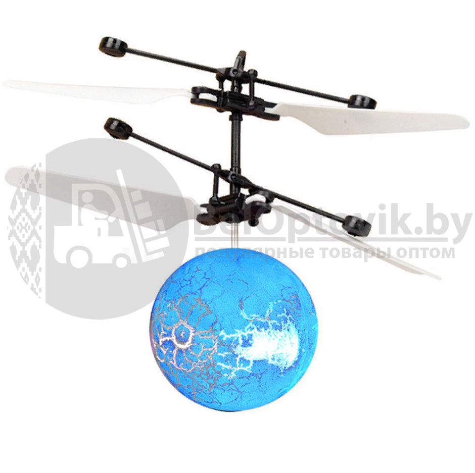 Летающая светодиодная игрушка Светящийся шар Flying Ball (с кабелем USB) JM-888 - фото 9 - id-p211953826