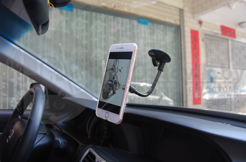 Магнитный держатель для смартфона/планшета на лобовое стекло Mobile Phone CAR Holder QY-014 - фото 8 - id-p211954014