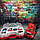Грузовик - трейлер Lightning McQueen 95 (Молния Маккуин 95)  8 машинок в парковке - чемоданчике  запасной, фото 7