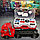 Грузовик - трейлер Lightning McQueen 95 (Молния Маккуин 95)  8 машинок в парковке - чемоданчике  запасной, фото 9