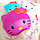 Вибрирующая силиконовая щетка для нежной очистки кожи лица Kitty Foreo Luna Нежно розовая, фото 4