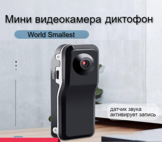 Персональный видеорегистратор/мини диктофон Mini Dv World Smallest Voice - фото 1 - id-p181596364