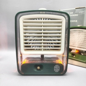 Настольный мини - вентилятор Light air conditioning MINI FAN (увлажнение и охлаждение, 3 режима обдува, USB) - фото 1 - id-p206985181