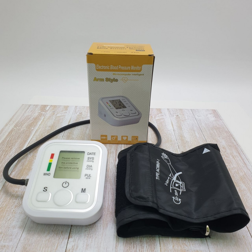 Автоматический электронный тонометрElectronicBlood pressure monitor с индикатором уровня аритмии - фото 7 - id-p205715853