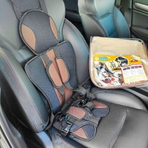 Детское бескаркасное автокресло - бустер Multi Function Car Cushion Child Car Seat (детское автомобильное, фото 1