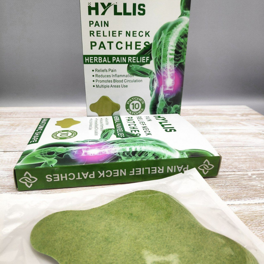 Пластырь обезболивающий для спины Hyllis / патч поясничный травяной 10 шт. в упаковке - фото 9 - id-p201985135