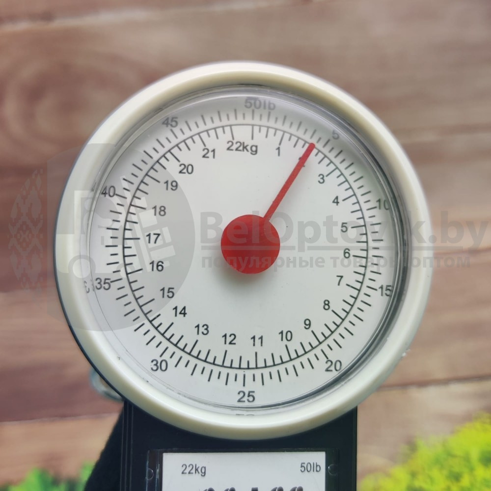 Механические весы-безмен Scale 1-22 кг с измерительной лентой 100 см - фото 2 - id-p211953745