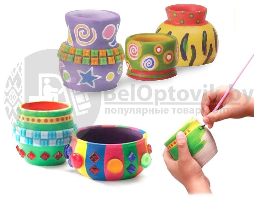 Набор для творчества Pottery Wheel Imaginative Arts Гончар (создание глиняных горшков), 8 Potter machine for - фото 6 - id-p211954059