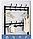 Напольная вешалка для обуви и одежды с полками и крючками Clothers rack / стойка для вещей / этажерка / 150 х, фото 6