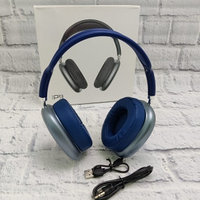 Беспроводные Hifi 3.0 наушники Stereo Headphone P9 аналог Aple AirPods Max Синий