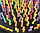 Массажная расческа Rainbow Volume Brush EYECANDY (препятствует запутыванию волос), фото 3