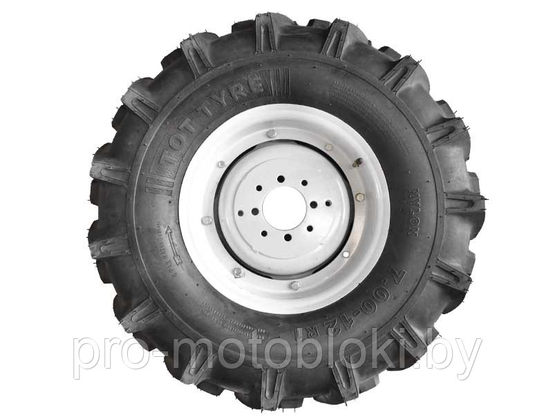Колесо 7.00-12 (68х17) универс.диск Индия TOT Tyres - фото 2 - id-p176371890