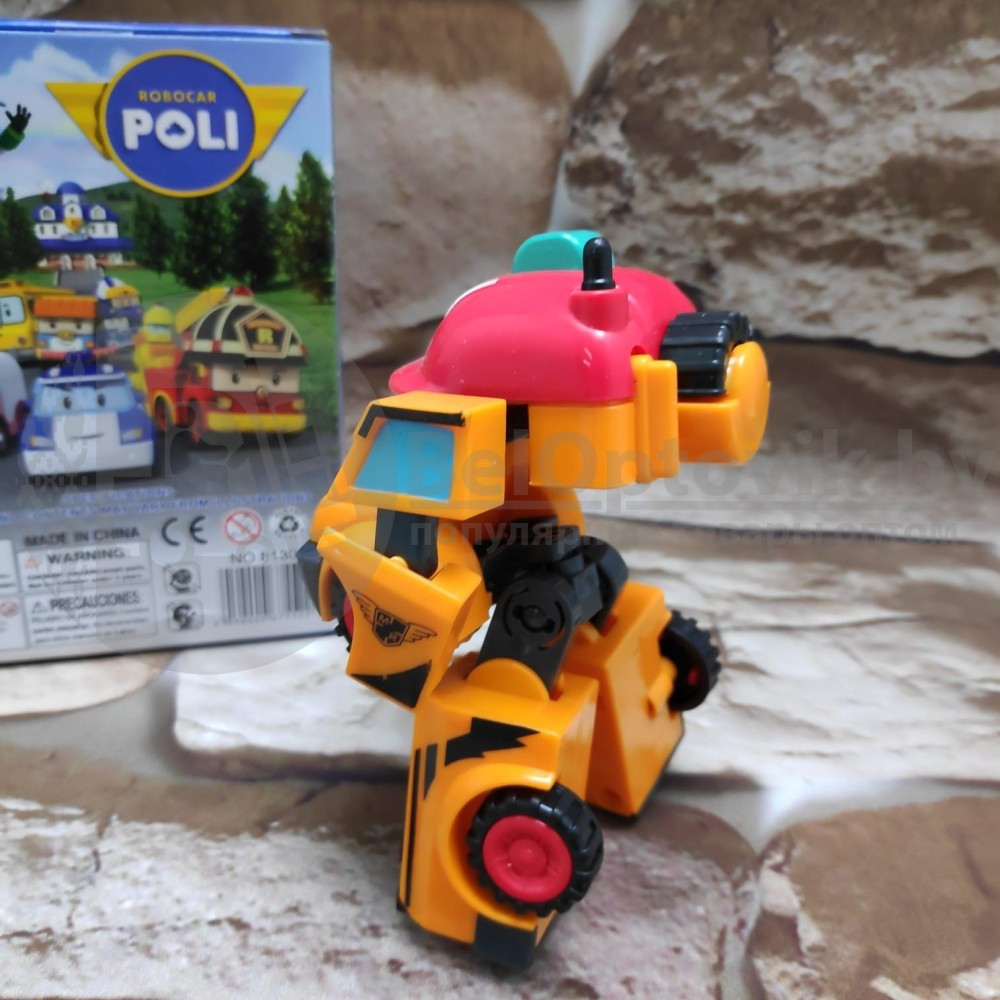 Трансформер игрушка Silverlit Robocar Poli Баки желтый/синий - фото 4 - id-p211953933