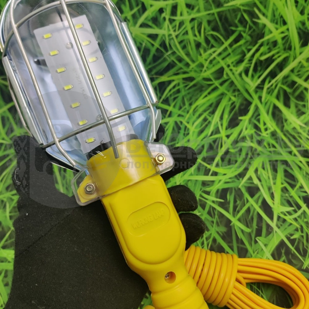 Фонарь - лампа переносной подвесной для ремонта и гаража GY 3171 светодиодный Led14 (шнур 12.80 м), 220В - фото 8 - id-p211953941