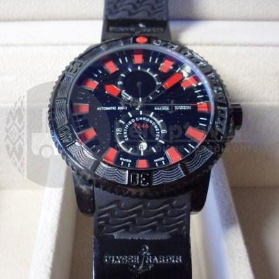 Часы Ulysse Nardin Marine Diver Titanium 263-92-3C - механика с автоподзаводом - фото 4 - id-p211954478