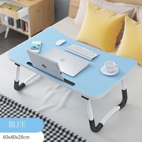 Складной стол (столешница) трансформер для ноутбука / планшета с подстаканником Folding Table, 59х40 см - фото 1 - id-p211953956