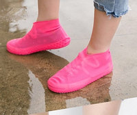 Бахилы (чехлы на обувь) от дождя и песка многоразовые силиконовые Waterproof Silicone Shoe. Суперпрочные