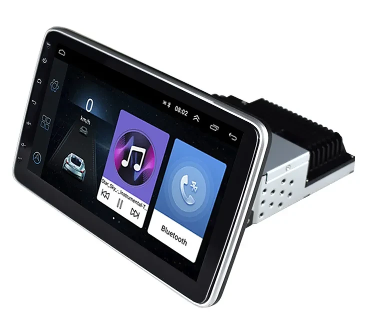 Автомагнитола AHD-961 1 DIN 10 дюймов Android  WiFi Bluetooth поворотный Экран USB