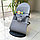 Кресло-шезлонг детский аналог BabyBjorn (с игрушками). Серый чехол, фото 4