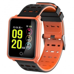Смарт-часы Smart Watch N88 IP68 с функцией измерения давления Оранжевые - фото 1 - id-p211954121