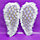 Карнавальный костюм Крылья Ангела (крылышки ангела, крепление резиночки на руки), фото 3