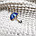 Брошь Зонтик 4,0 х 2,8 см Синий, фото 3