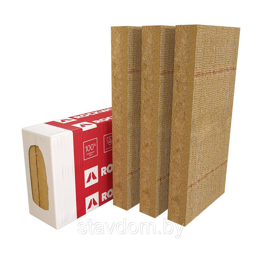 Теплоизоляция ROCKWOOL Фасад Баттс Оптима 1000х600х30мм (4,8м2), РФ - фото 1 - id-p211954606