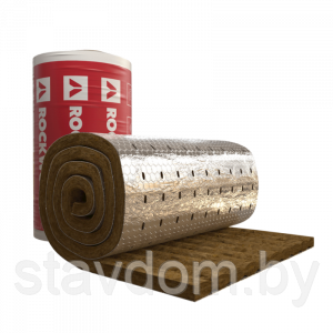 Техническая изоляция ROCKWOOL Тех Мат 5000х1000х50 мм к/ф (рулон) - фото 1 - id-p211954757