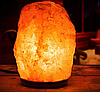 Соляная лампа - ночник из гималайской соли Crystal Salt Lamp / Соляная лампа 2-3 кг. с выключателем, фото 7