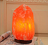 Соляная лампа - ночник из гималайской соли Crystal Salt Lamp / Соляная лампа 2-3 кг. с выключателем, фото 3