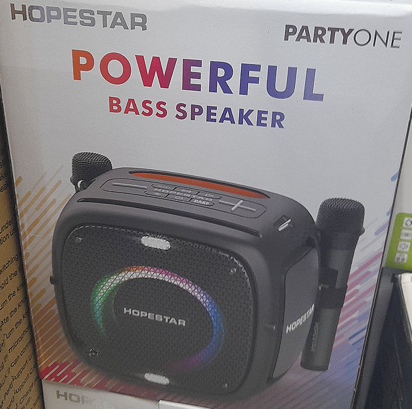 Беспроводная портативная Bluetooth блютуз колонка Hopestar PartyOne 80 вт, акустическая система, караоке - фото 2 - id-p211954761