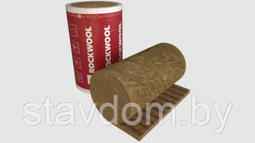 Техническая изоляция ROCKWOOL  Вайред Мат I 80 6000*1000*40мм  К/Ф