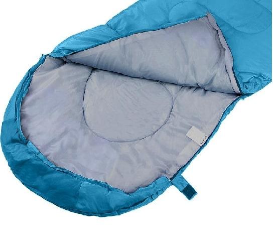 Спальный мешок ACAMPER BERGEN 300г/м2 небесно-голубой - фото 4 - id-p211954917
