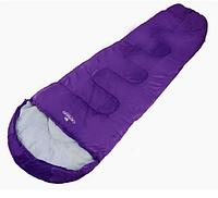Спальный мешок ACAMPER BERGEN 300г/м2 фиолетовый