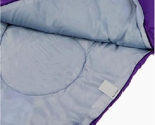 Спальный мешок ACAMPER BERGEN 300г/м2 фиолетовый - фото 3 - id-p211954918