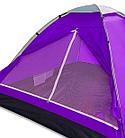 Палатка туристическая ACAMPER Domepack 2-х местная фиолетовый, фото 3