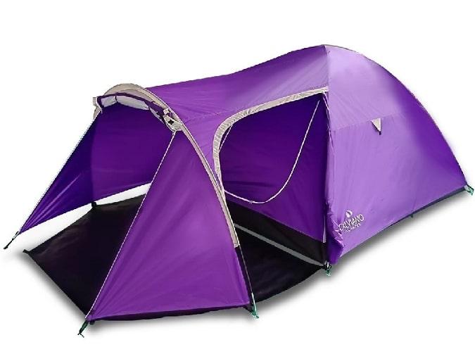 Палатка туристическая ACAMPER MONSUN 4-местная 3000 мм/ст фиолетовый