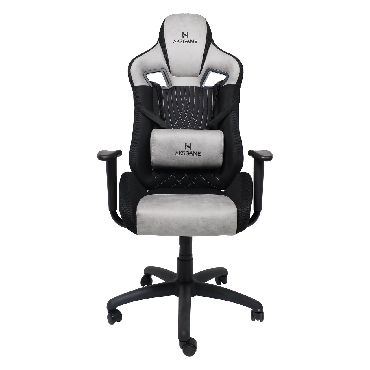 Кресло поворотное Royal, светло-серый, велюр - фото 3 - id-p181693483