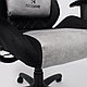 Кресло поворотное Royal, светло-серый, велюр, фото 6