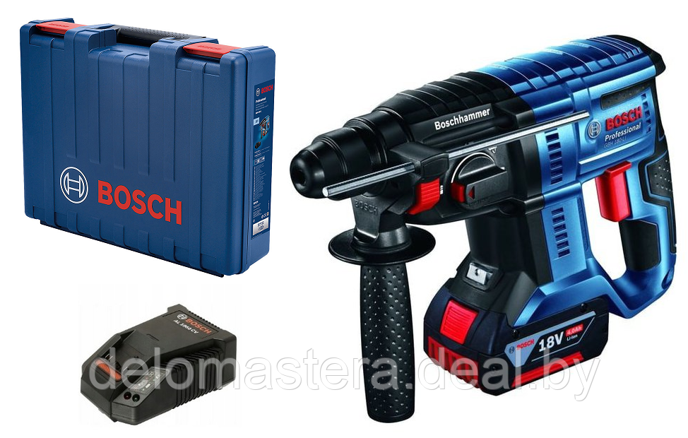 Перфоратор Bosch GBH 180-LI Professional 0611911122 (с 1-им АКБ, кейс) (оригинал)