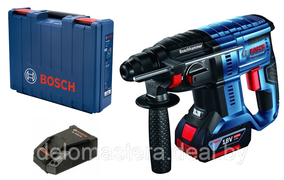 Перфоратор Bosch GBH 180-LI Professional 0611911122 (с 1-им АКБ, кейс) (оригинал) - фото 1 - id-p211966099