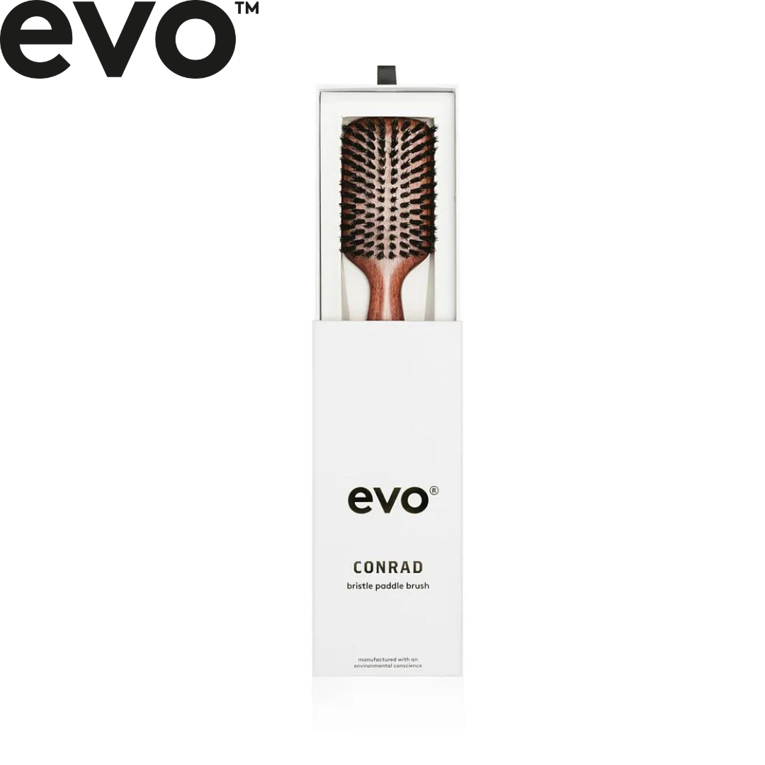 Щетка для волос с натуральной щетиной Evo Conrad Bristle Paddle Brush - фото 2 - id-p211991719