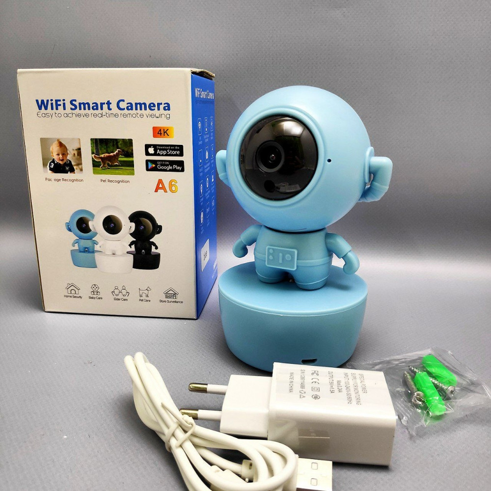 Умная камера Wi Fi smart camera 4K FULL HD Астронавт А6 (день/ночь, датчик движения, режим видеоняни) - фото 4 - id-p211966814