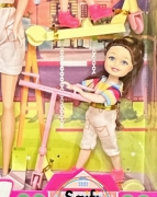 Детский игровой набор кукол Barbie Ken, кукла Барби с Кеном и детьми на самокатах для девочек, набор семья - фото 2 - id-p212009903