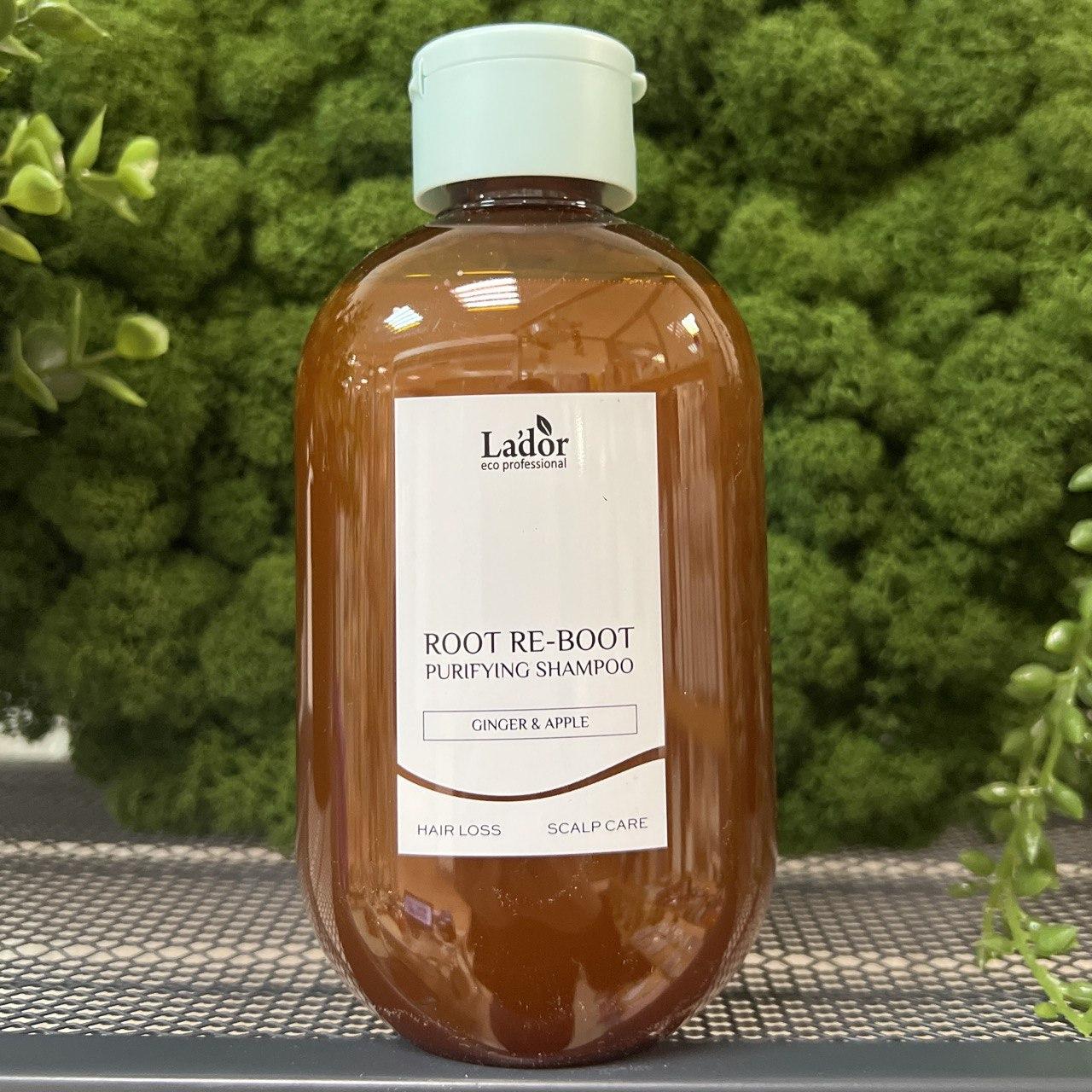 Шампунь для чувствительной кожи головы Lador Root Re-Boot Purifying Shampoo Ginger & Apple - 300 мл