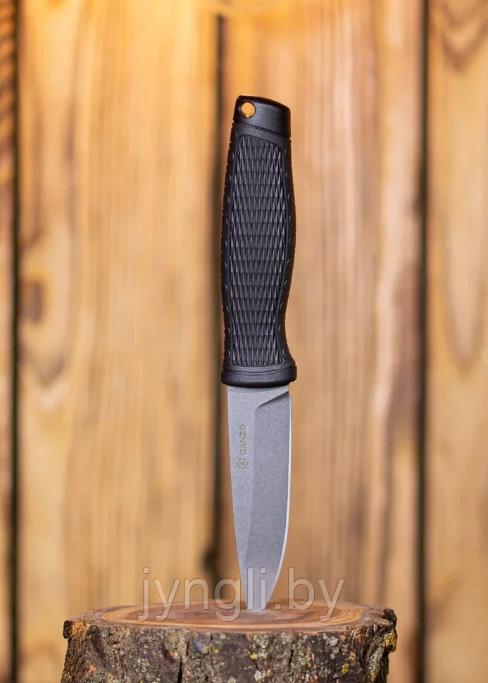 Нож Ganzo G806-BK черный с ножнами - фото 8 - id-p212013989