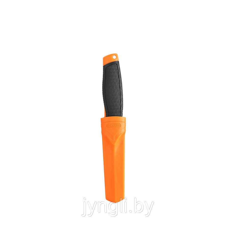 Нож Ganzo G806-OR оранжевый с ножнами - фото 5 - id-p212014422