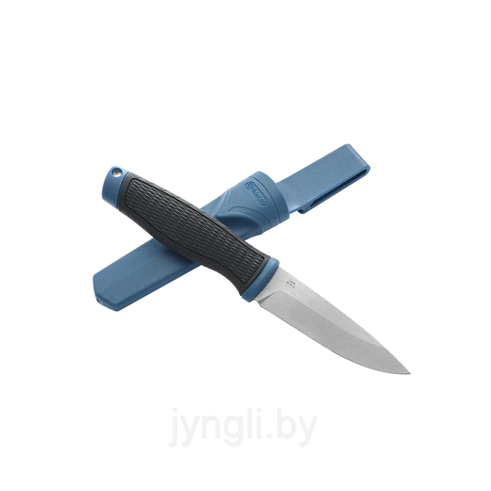 Нож Ganzo G806-BL голубой с ножнами - фото 2 - id-p212014773