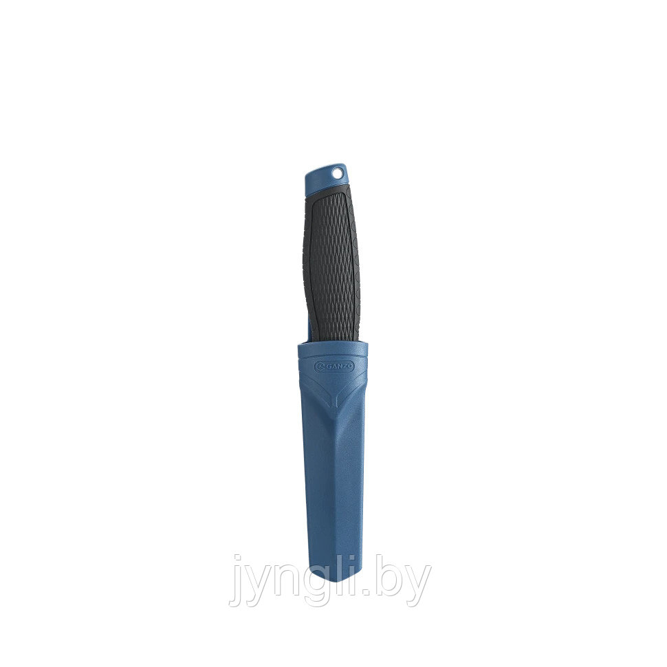 Нож Ganzo G806-BL голубой с ножнами - фото 6 - id-p212014773