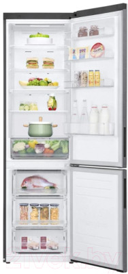 Холодильник с морозильником LG DoorCooling+ GA-B509CLSL - фото 3 - id-p211793513